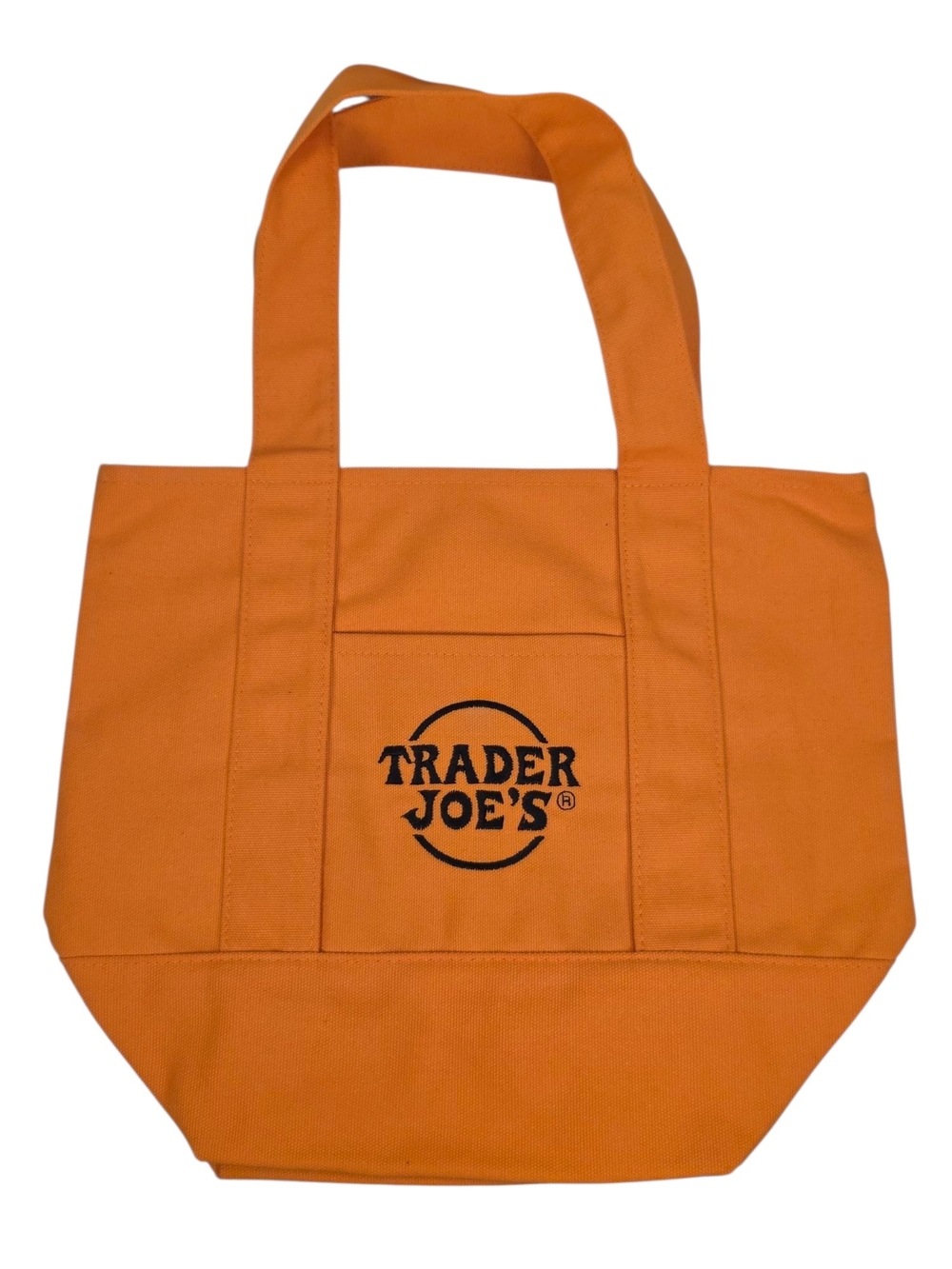 Trader Joe's Trick Or Treat Orange Mini Canvas Tote Bag 2025 Sold Out in Stores